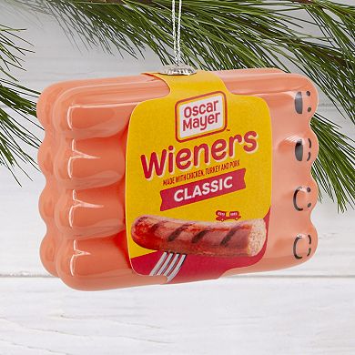Oscar Mayer Classic Wieners Shatterproof Hallmark Christmas Ornament