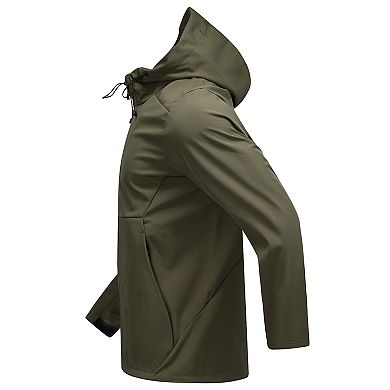 Men's Fleece Lined Softshell Jacket Warm Water Resistant Windproof