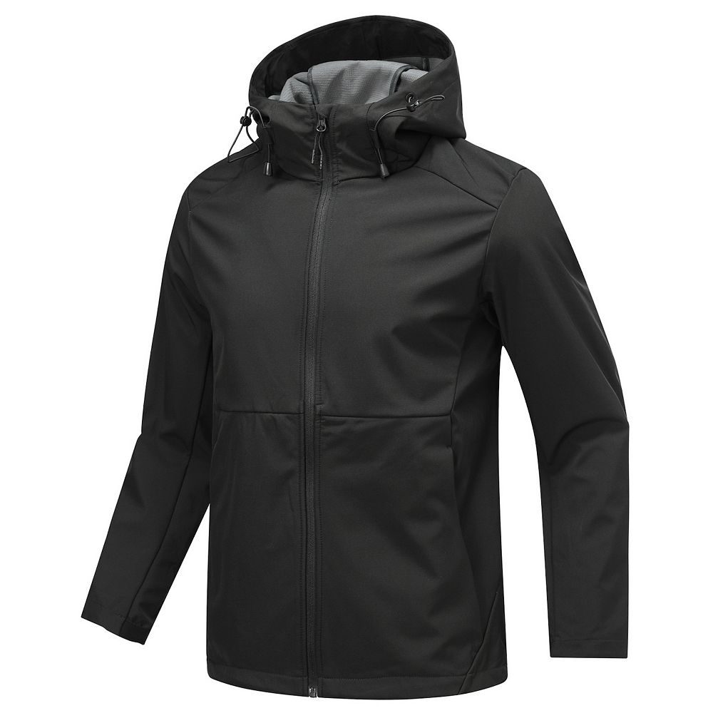 Men's Fleece Lined Softshell Jacket Warm Water Resistant Windproof