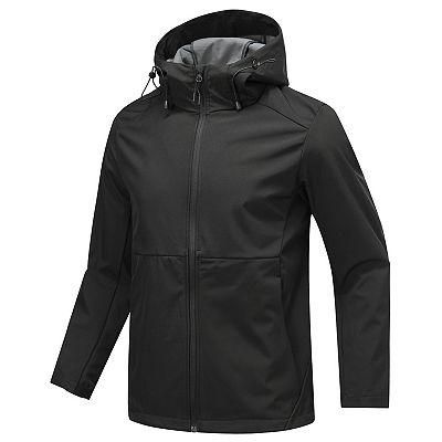 Men's Fleece Lined Softshell Jacket Warm Water Resistant Windproof
