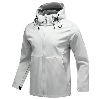 Men's Fleece Lined Softshell Jacket Warm Water Resistant Windproof