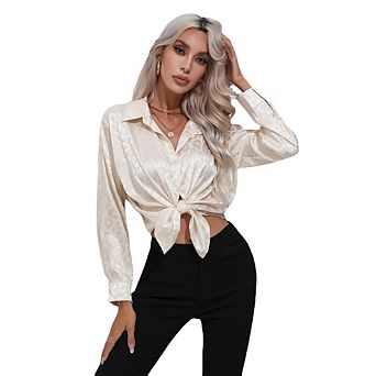 Womens Wide Leg Pants Business Casual High Waisted Button Pleated Work Trousers Bootcut Dressy Pants