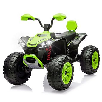 24V Kids Ride On ATV Car, 2 Seater Electric Four-Wheeled Motorcycle, Kids Electric Toy Car
