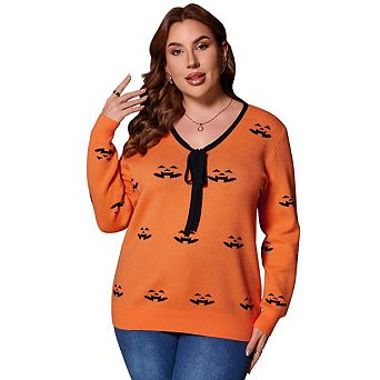 Women's Fall V Neck Sweater Plus Size Trendy Long Sleeve Coat Casual Lightweight Knit Pullover Tops