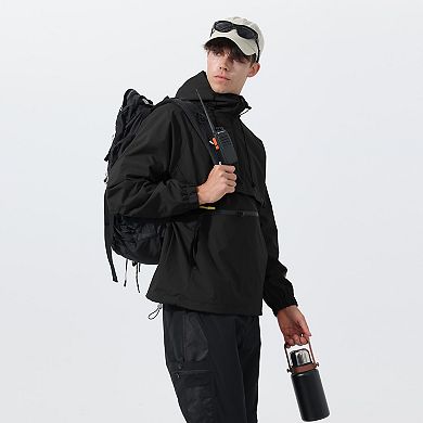 Men's Softshell Lightweight Quarter Zip Pullover Jacket