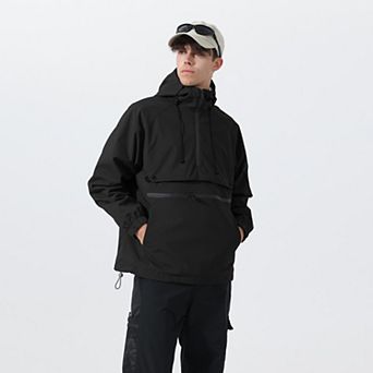 Men's Softshell Lightweight Quarter Zip Pullover Jacket