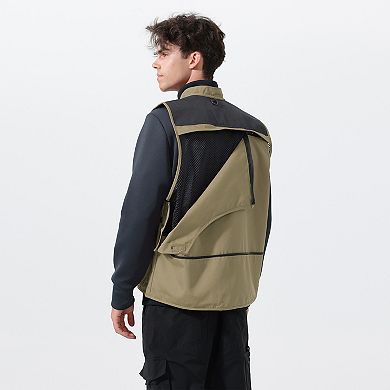 Men's Multi-Pocket Cargo Vest Work Outdoor Tactical Utility