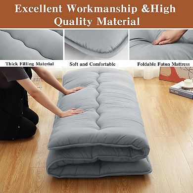 Japanese Floor Futon Mattress, Japanese Style Folding Futon Mattress