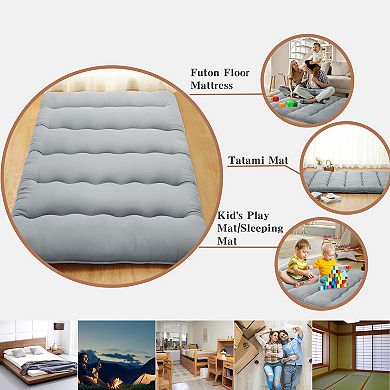 Japanese Floor Futon Mattress, Japanese Style Folding Futon Mattress