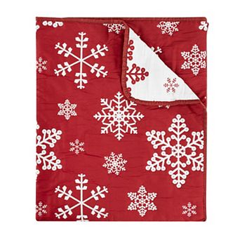 Greenland Home Fashions Snowflakes Throw Blanket