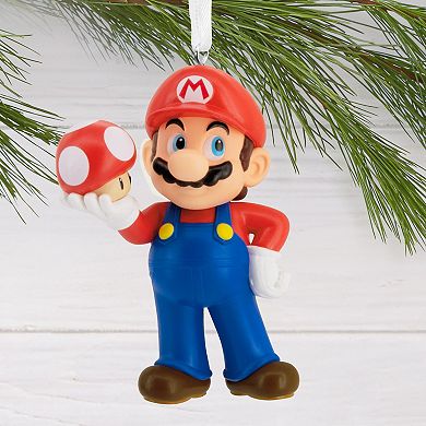 Nintendo Super Mario With Super Mushroom Hallmark Christmas Ornament