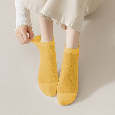 Women's No Show Socks Classic Thin Mesh Breathable 6pk