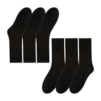 Women's Soft White Slouchy Ankle Socks 6 pk