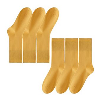 Women's Soft White Slouchy Ankle Socks 6 pk