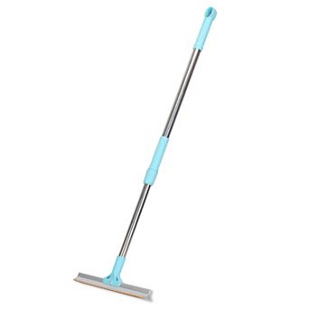 Pet Hair Removal Rake with 54 in Telescopic Handle Lint Scraper for Carpet, Couch, Clothes