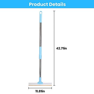 Pet Hair Removal Rake with 54in Telescopic Handle Lint Scraper for Carpet, Couch, Clothes