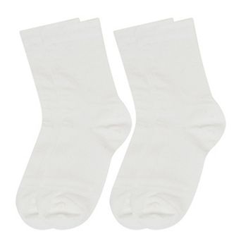 Women's Slouchy Ankle Socks Soft Solid Cotton for Casual Comfort 2 Pairs