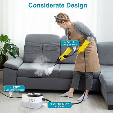 2500W Handheld Steamer Cleaner, High-Temp Multifunctional Steam Machine for Car & Home