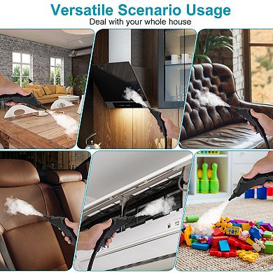 2500W Handheld Steamer Cleaner, High-Temp Multifunctional Steam Machine for Car & Home