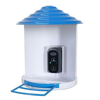 Smart Bird Feeder with Solar Camera, 1080P HD, AI Motion Detection, WiFi, App, IP65 Rated