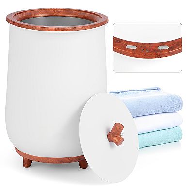 23L Large Bucket-Style Towel Warmer with Fragrance Disc Holder - Coffee
