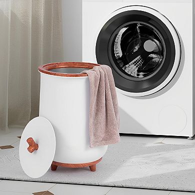 23L Large Bucket-Style Towel Warmer with Fragrance Disc Holder - Coffee