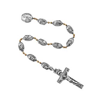 Symbols of Faith Pewter Our Father Creed Hand Rosary