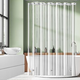 Clara Clark Shower Curtain Liner, Heavy Duty 5G Thick, Soap & Scum Resistant Shower Curtain Liner