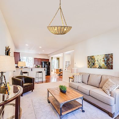 Parrot Uncle Coastal Beige Rattan 3-Light Woven Wicker Convertible Chandelier Light