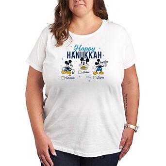 Plus Size Disney Happy Hanukkah Graphic Tee