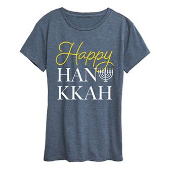 Women's Happy Hanukkah Graphic Tee
