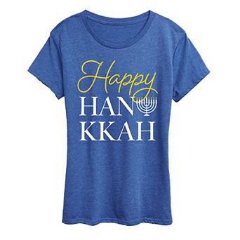 Women's Happy Hanukkah Graphic Tee