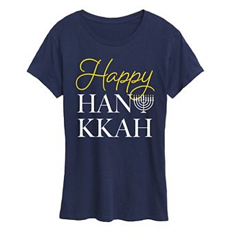 Women's Happy Hanukkah Graphic Tee