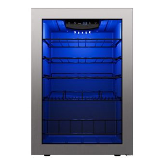 Wine Cooler Refrigerator Fridge，20 Bottle Mini Wine Fridge