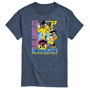 Men's Disney's A Goofy Movie Powerline World Tour 1995 Graphic Tee