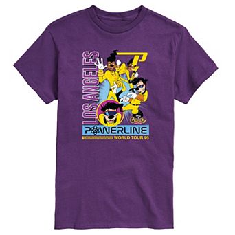 Men's Disney's A Goofy Movie Powerline World Tour 1995 Graphic Tee