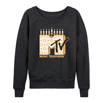Women's MTV Hanukkah French Terry Long Sleeve Tee