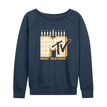 Women's MTV Hanukkah French Terry Long Sleeve Tee