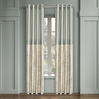 Royal Court Calmfield 84-Inch Grommet 2 Window Curtain Panels
