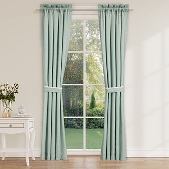 Royal Court Spring Social 84-Inch 2 Window Curtain Panels