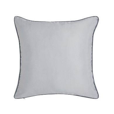 Royal Court Lisbon 18-Inch Square Embellished Decorative Throw Pillow