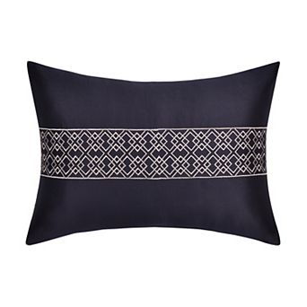 Royal Court Carlisle Boudoir Decorative Throw Pillow with Geometric Design