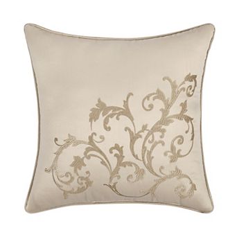 Royal Court Spectra 16-Inch Square Embellished Decorative Throw Pillow