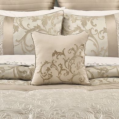 Royal Court Spectra 16-Inch Square Embellished Decorative Throw Pillow