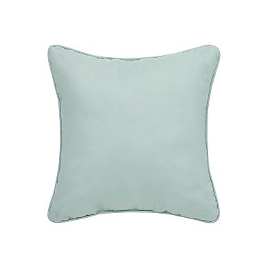 Royal Court Spring Social 16-Inch Square Embellished Decorative Throw Pillow