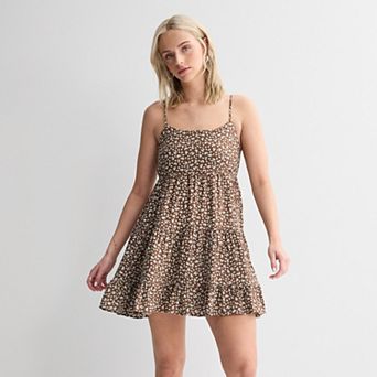 Juniors' SO® Tiered Mini Dress