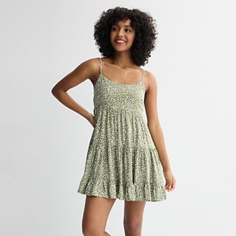 Juniors' SO® Tiered Mini Dress