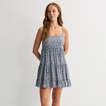 Juniors' SO® Tiered Mini Dress