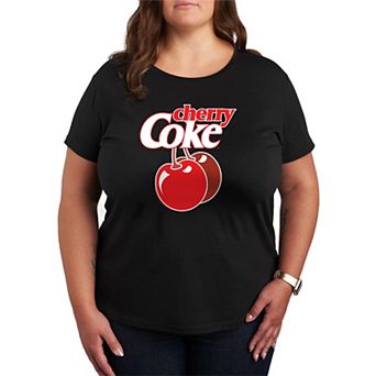 Plus Size Cherry Coke Logo Graphic Tee