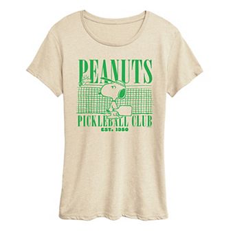 Women's Peanuts Pickleball Club Est. 1950 Graphic Tee